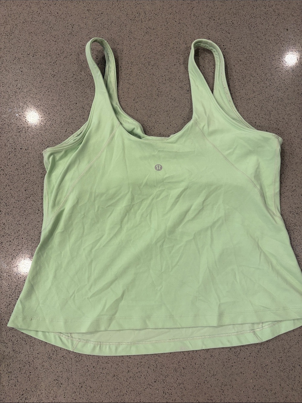 lululemon athletica light Green Tank with Built-In Support